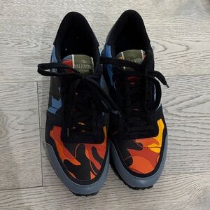 Valentino Men's Vibrant Camouflage Sneakers